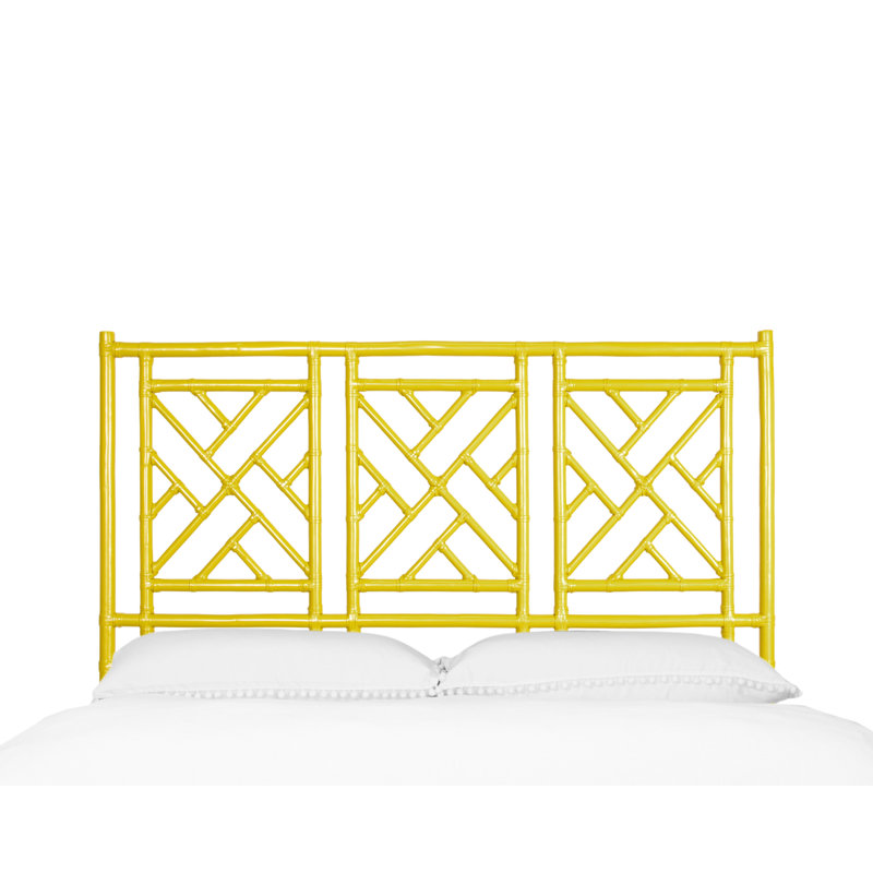 Chippendale Open-Frame Headboard, Sunflower Yellow, Full