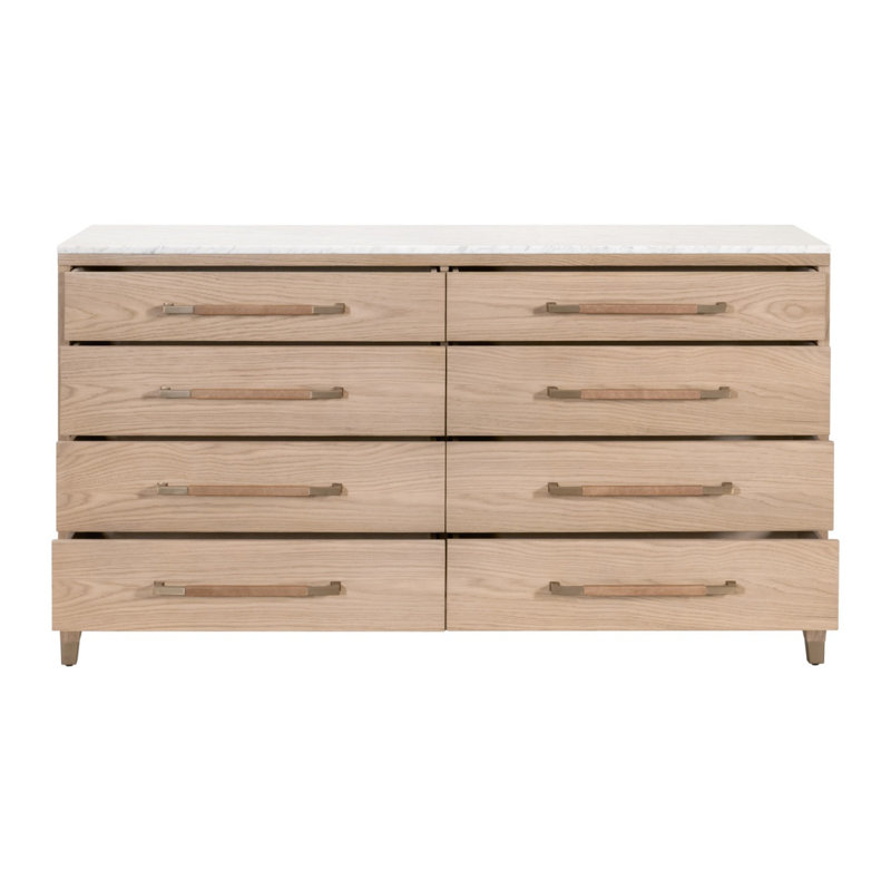 Commode double 8 tiroirs Cambria