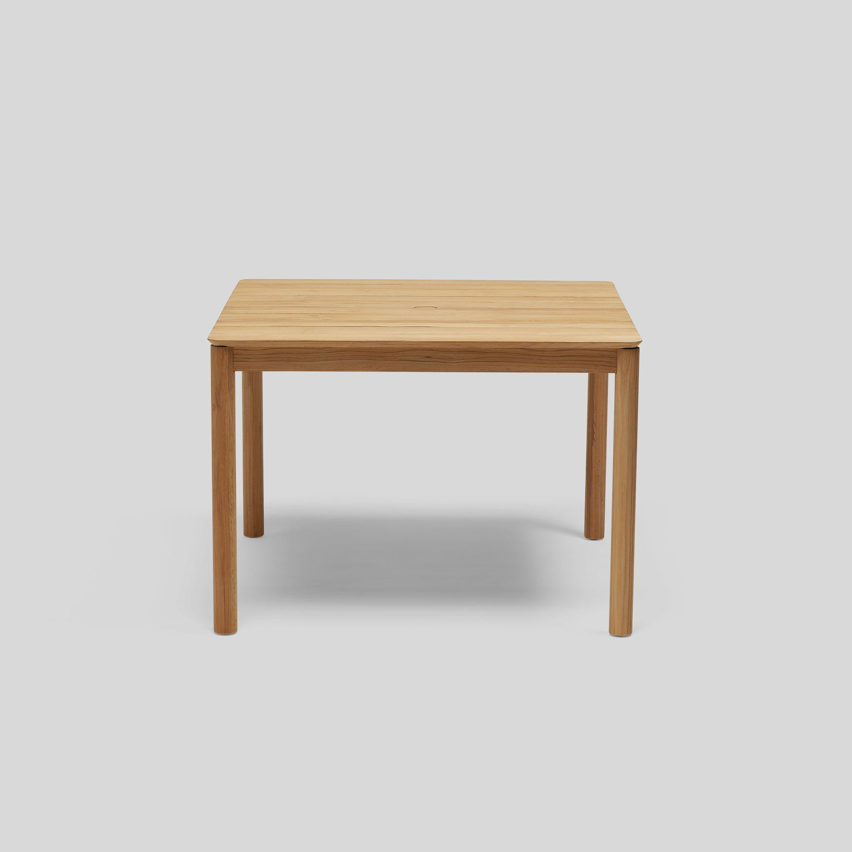 Neighbor Haven Teak Solid Wood Dining Table - Thumbnail 3