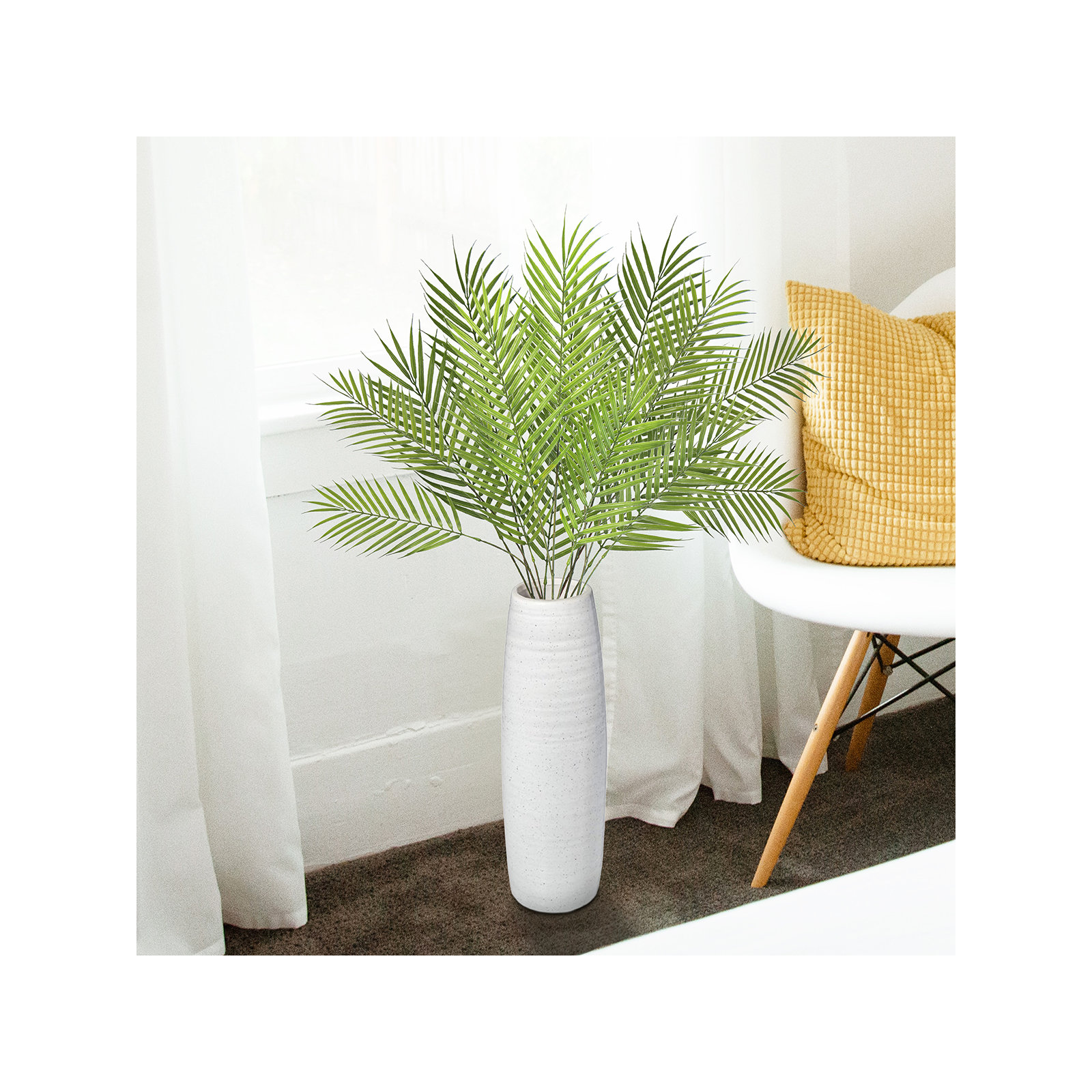 33" Artificial Palm Leaf Stem