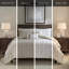 Housse de couette 100% coton teinté avec des rayures taupe et blanches ravissantes chenille 3 pièces-128128301