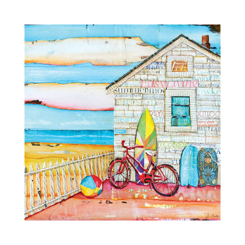 «Ain pas It Fun» par Danny Phillips - impression d'art graphique, Pas de tapis, H 26 po x l 26 po x P 1,5 po, Toile tendue