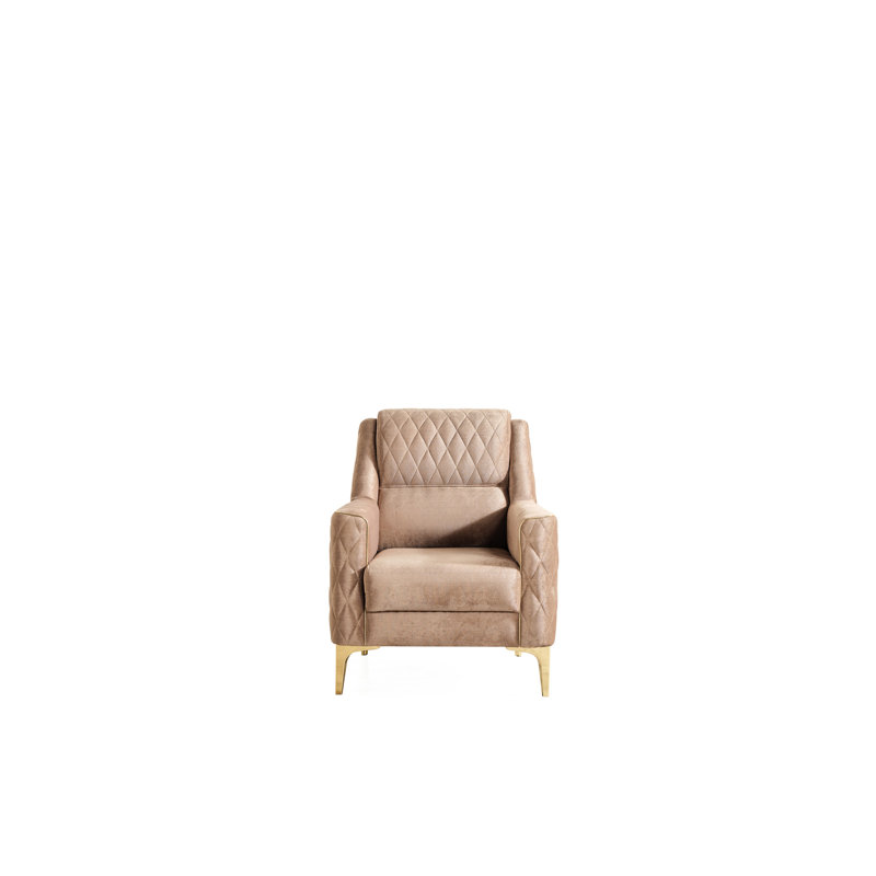Chaise moderne de style cuivre, confort de fabrication élégant offrant une expérience relaxante