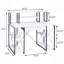 Bureau, bureau avec tablettes ouvertes et huche-685492052