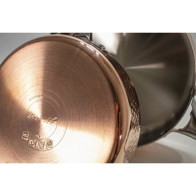 BergHOFF Tri-Ply Cookware Set - Hammered Copper, 10 pc - Gerbes