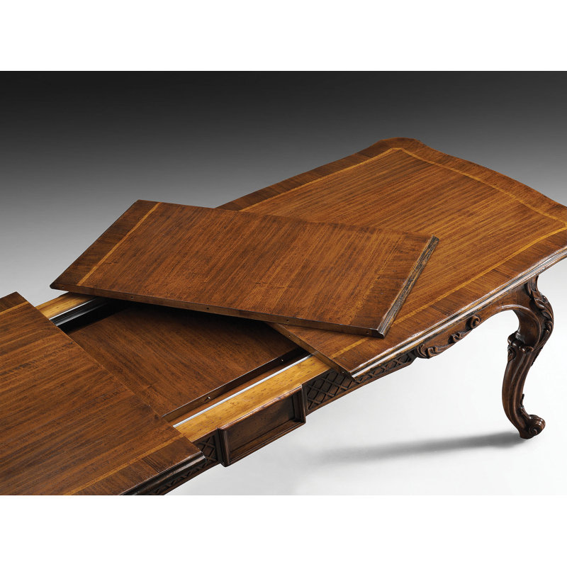 Table de salle à manger en bois massif noyer 48 ", Brun