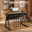Table à dessin à hauteur ajustable, table de travail inclinée pour adultes, bureau à dessin réglable avec 2 tiroirs et tabouret pour l'école de bureau à domicile, brun rustique
"