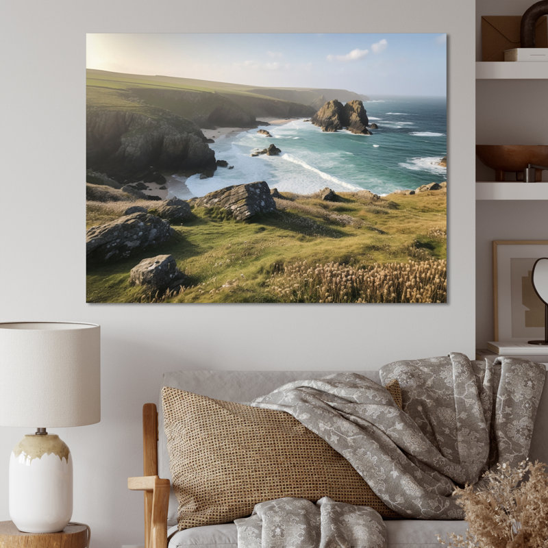 «Coastal Horizons II» sur toile, H 12 po x l 20 po x P 1 po, Toile tendue