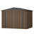 8 ft. W x 6 ft. D Galvanized Steel Storage Shed-100556271