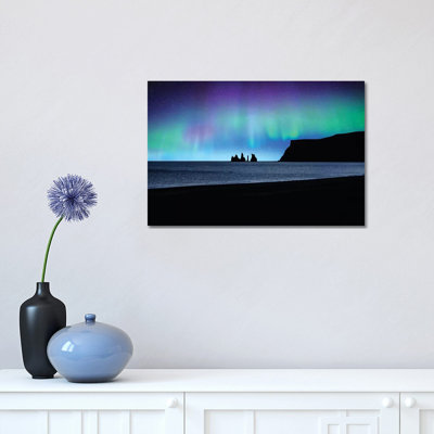 Vik Under Lights by Philippe Sainte-Laudy - Print on Canvas