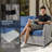 12- Piece No - Assembly Wicker Outdoor Patio Furniture Set with ottoman.include Cushions and table-267938087