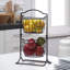 Panier de rangement pour fruits à 2 niveaux