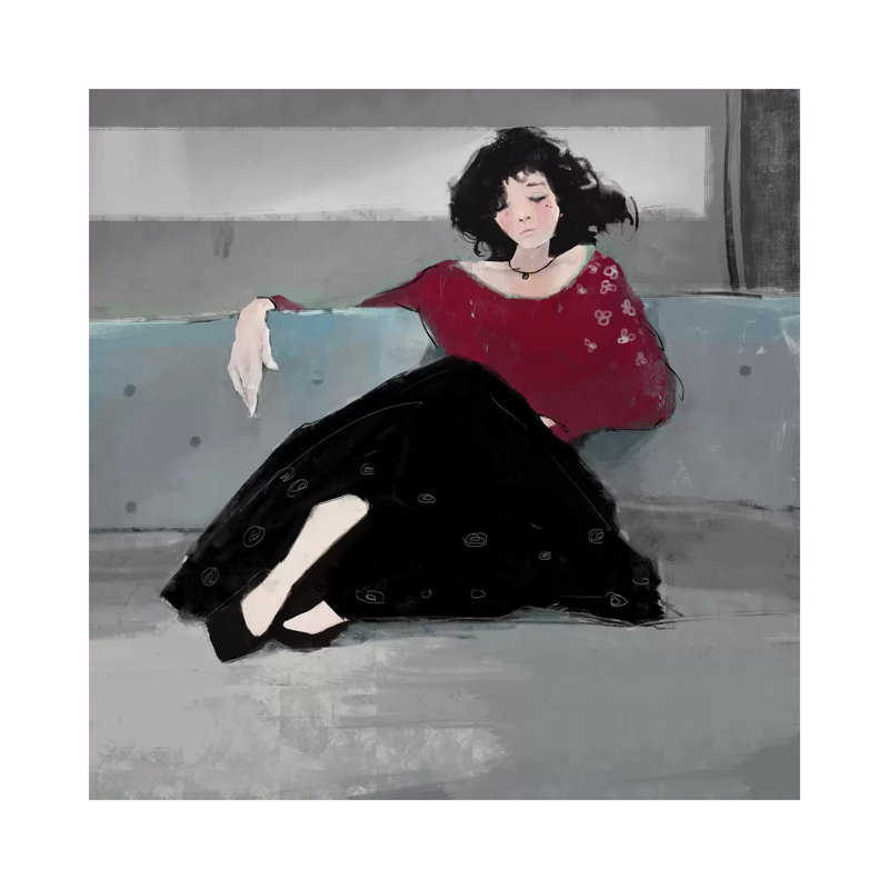 Stupid Hopeless by Anikó Salamon - Wrapped Canvas Print, 66.04 cm H x 66.04 cm W