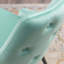 Chaise parsons capitonnée en velours-161837778