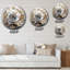 Horloge murale en métal-93395470