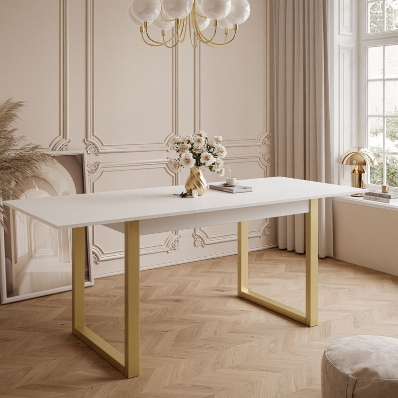 Courtnay Extendable table 140 cm, "U" legs