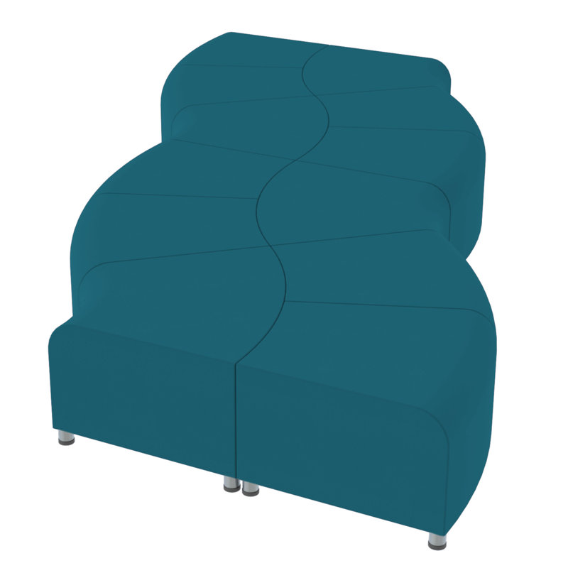 Ensemble de 12 pièces de sièges Pro Crest Connect, Sarcelle