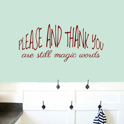 Text & Numbers Non-Wall Damaging Wall Decal