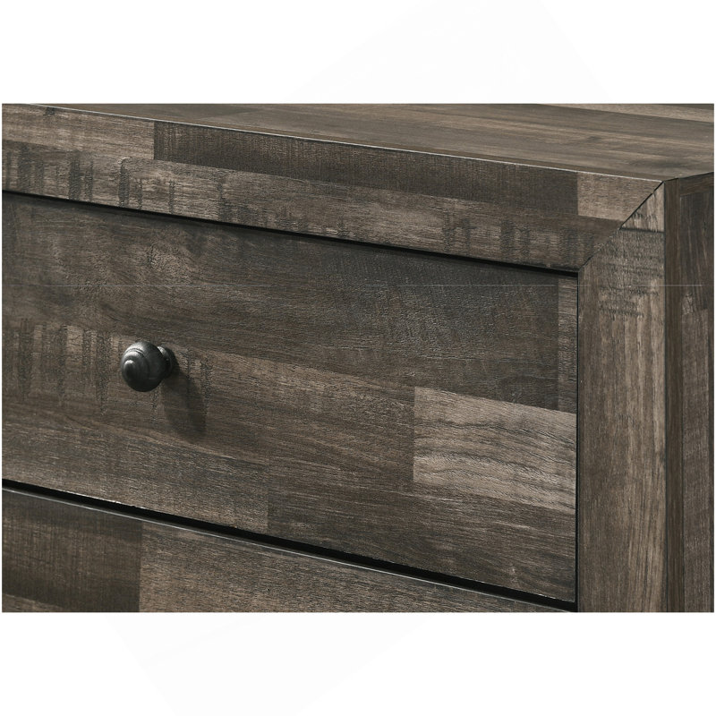Mobilier de chambre à coucher 1Pc Rustic, Gris / brun rustique