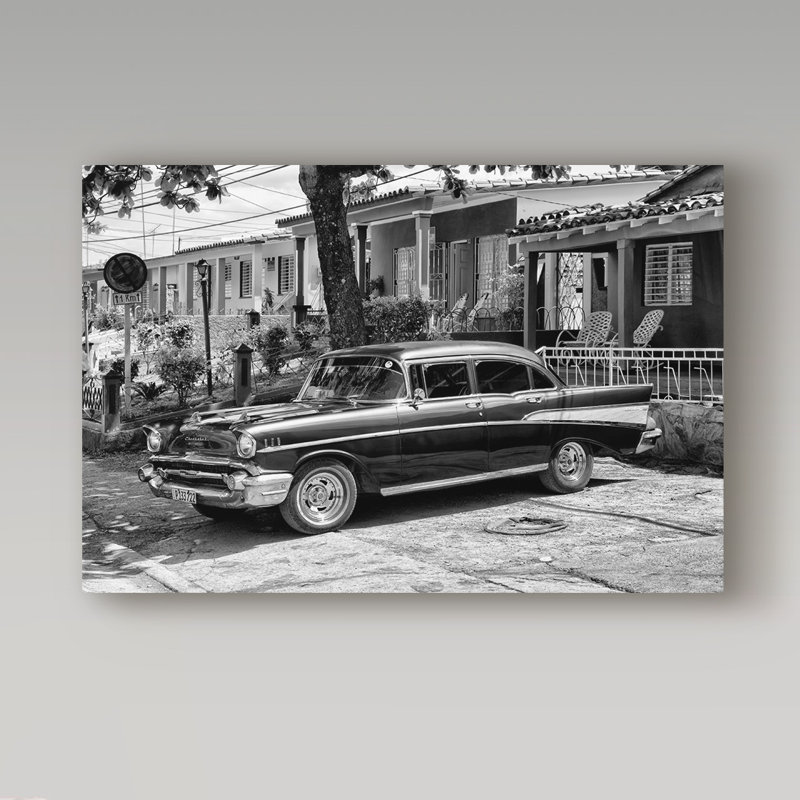 Cosey «American Classic Car Chevrolet II», reproduction de photo sur toile tendue, 16 po x 24 po