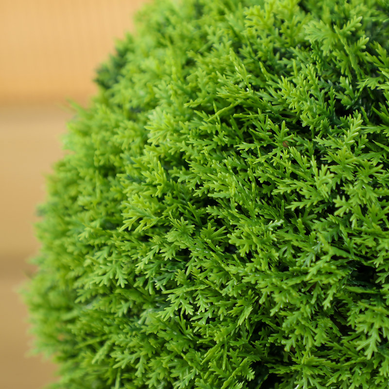 Arbre décoratif cyprès artificiel en pot, 43,3 pouces