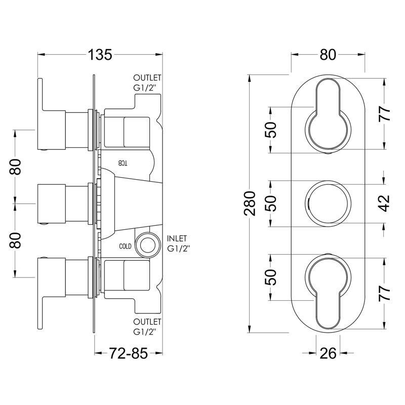 Arvan Thermostatic Valve