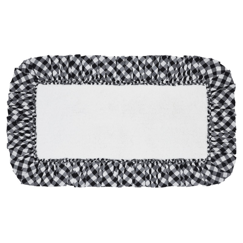 Tapis de bain Annie, L 27 po x L 48 po, Noir champêtre