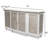 Islamorada - 4-Door Credenza - Dapple Grey and Blanc Finish