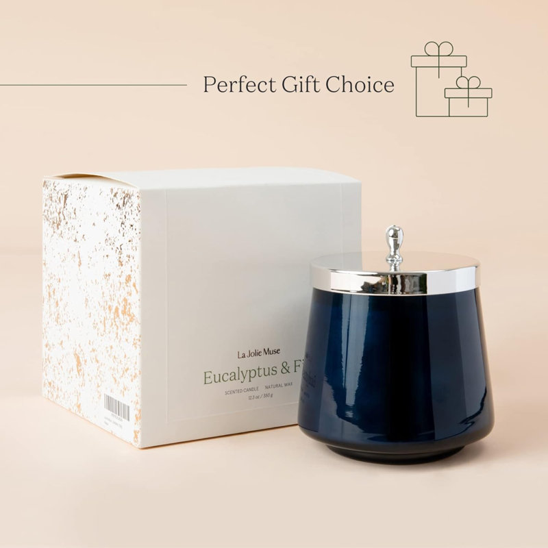 Eucalyptus & Fig Scented Jar Candle