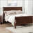 Queen Sleigh Bed in Dark Cherry