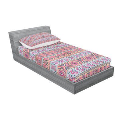 Microfiber Ikat Sheet Set