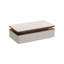 Table basse rectangulaire en bois manufacturé blanc-130058478