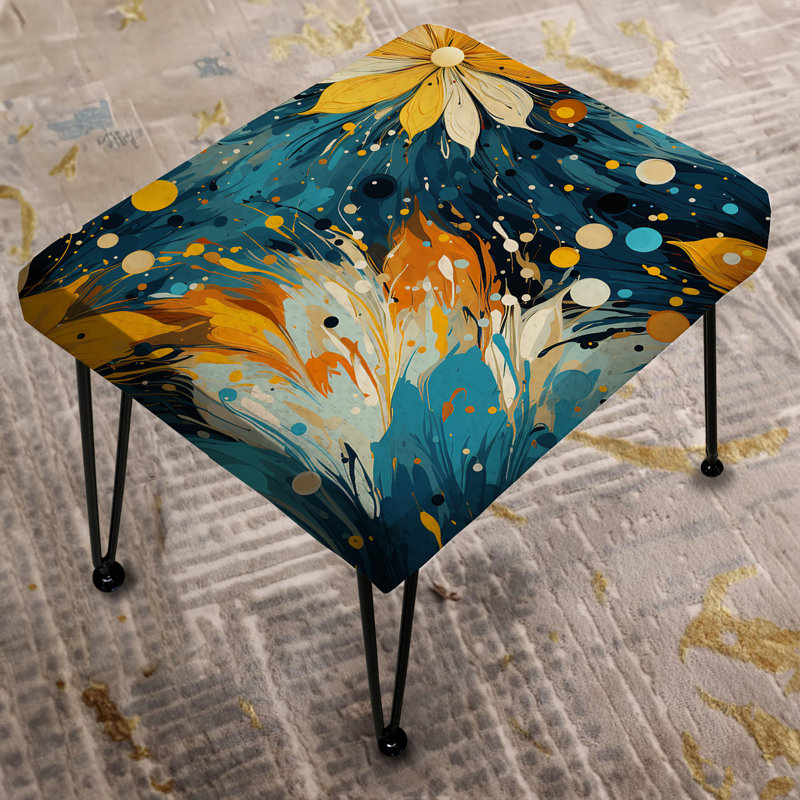 Poupart Poupart Doodle Explosion - Repose-pieds rectangulaire abstrait
