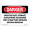 High Voltage Storage Capacitors Discharge Sign