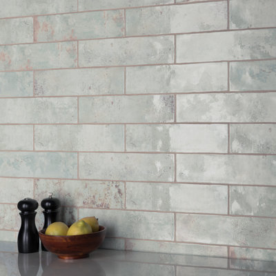 Biarritz 3" x 12" Ceramic Brick Look Subway Wall Tile