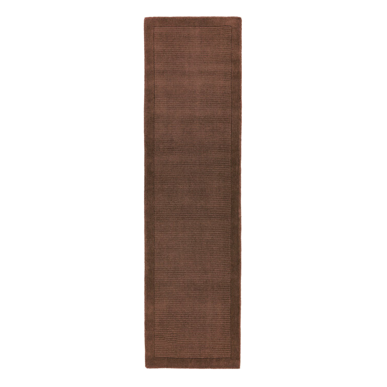Durbin Solid Colour Wool Hand Woven Area Rug