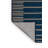 Machine Washable Horizontal Stripes Blue Area Rug-1763794375