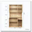Armoire de cuisine à 6 portes avec armoire-1790312182