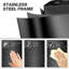 HOMCOM 2 x 20L Dual Rubbish Bin Kitchen Bin for Recycling and Waste, Black