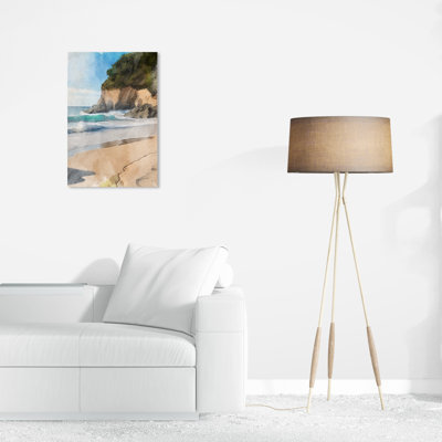 «Coastal Tide» par Wynwood Studio - impression sur toile tendue