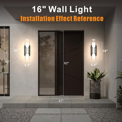 Outdoor LED Dimmable Waterproof Wall Sconce