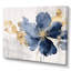 Hibiscus bleu et blanc, fleurs d'harmonie tropicale I - art mural floral-74751214-74751220