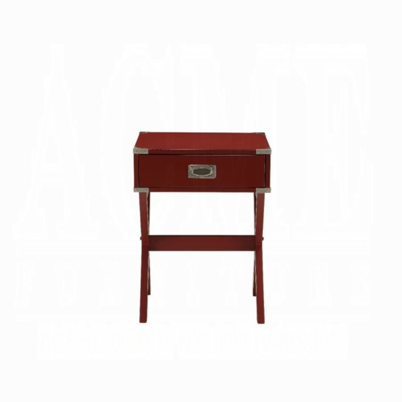 Table d'appoint Babs, Rouge