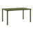 59"×35.4" Outdoor Metal Rectangular Dining Table-2034670906