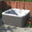 Lifesmart Spas LS700DX 230 Volt 7-Person 90-Jet Square Hot Tub with Ozonator-47823677