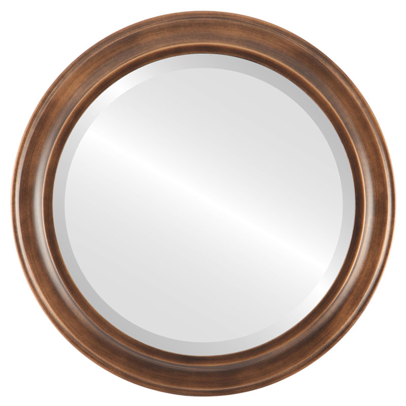 Witham Wood Flat Wall Mirror, 26" x 26"