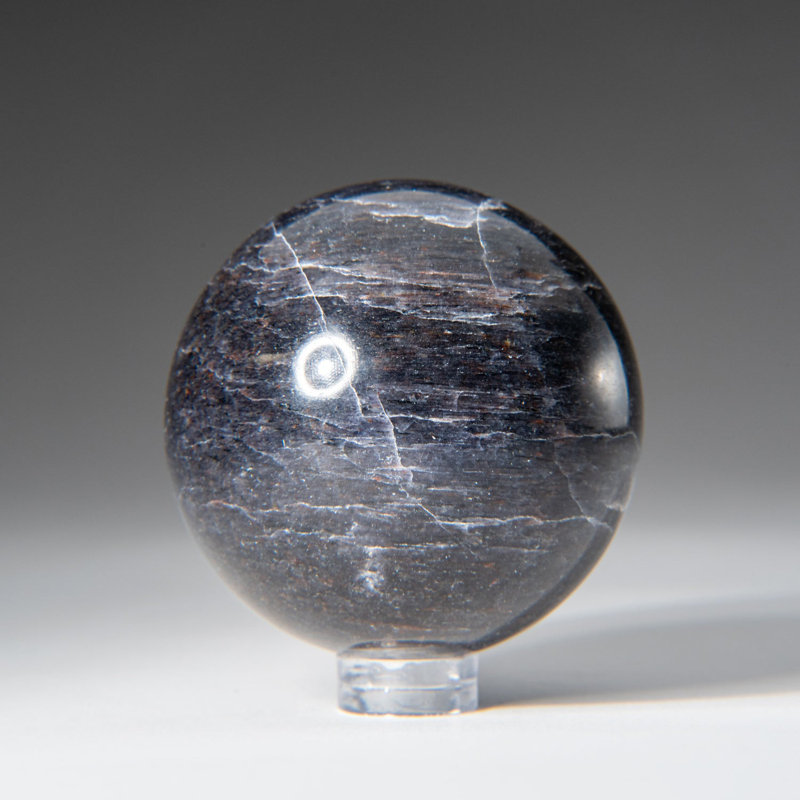 Genuine Polished Iolite Sphere (2") with Acrylic Display Stand