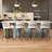 26'' Counter Modern Upholstered 360° Swivel Bar Stools With Curved Backrest & Solid Wood Frame -Linen (Set Of 2)-596337050