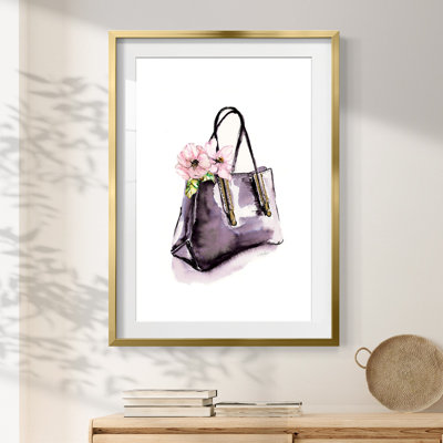 Sac à main avec imprimé floral
