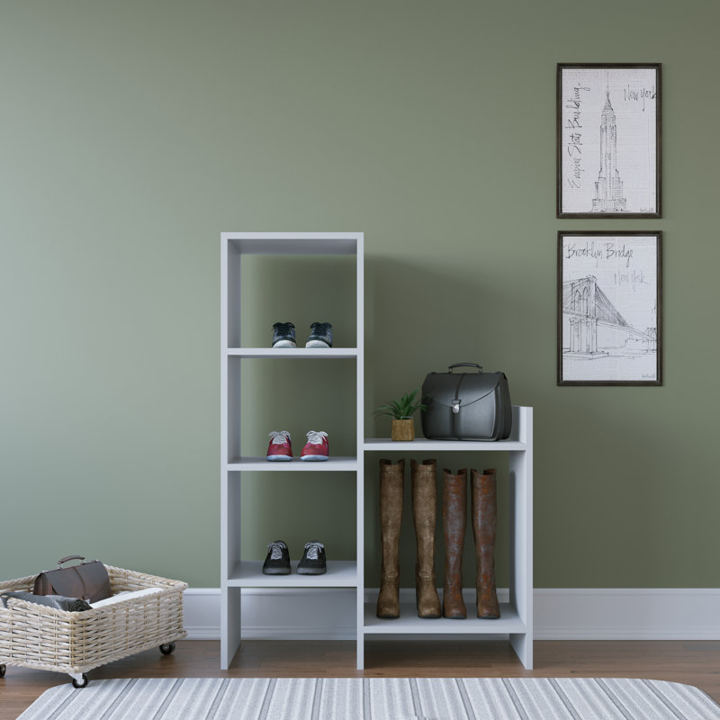 Nickayla shoe rack, Grey